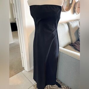 Moda International Bandeau Black Dress